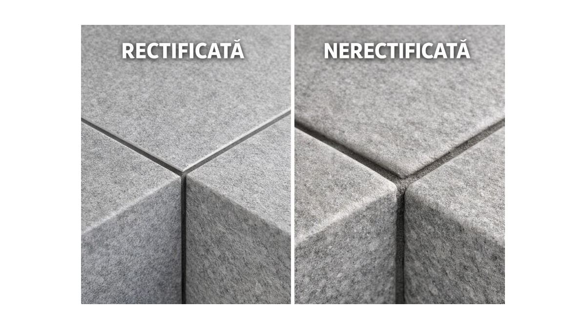 Gresie rectificata vs nerectificata