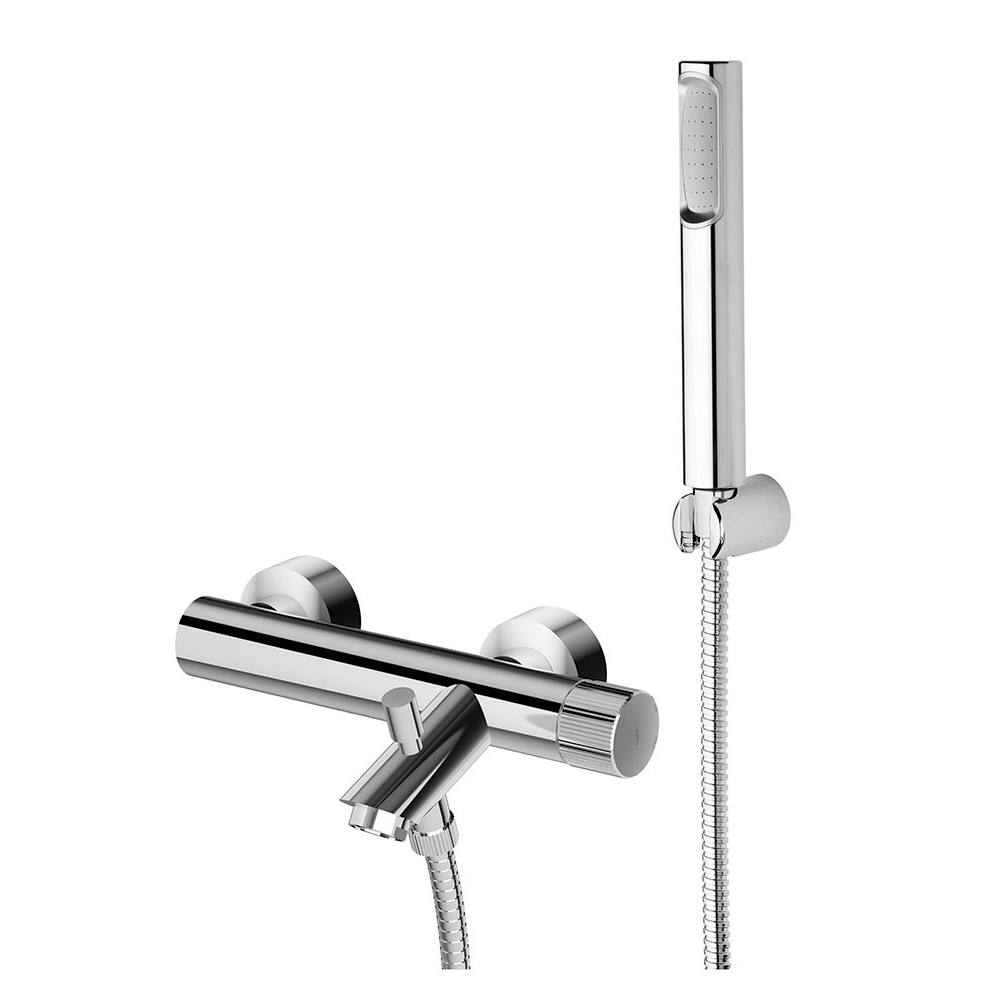 Baterie Cada Dus si set de dus Paffoni Jo Finisaj Crom