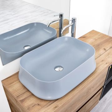 Lavoar Simas Sharp Culoare Celeste Chiaro 60x42 cm