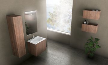 Mobilier Suspendat Baie Olimpia Finisaj Honey 60 cm