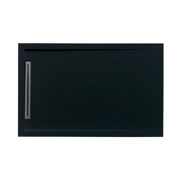 Cadita Dus Compozit cu Rigola Unika Negru 80x120 cm