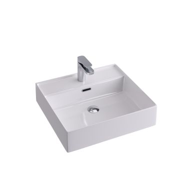 Lavoar Alb pe Blat/Suspendat Hidra Kiub 51x46 cm