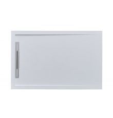 Cadita Dus Compozit cu Rigola Unika Alb 80x120 cm