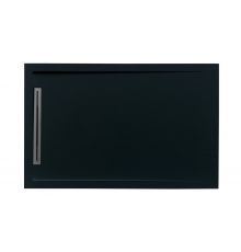 Cadita Dus Compozit cu Rigola Unika Negru 80x120 cm