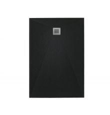 Cadita Dus Compozit Roca Negru 80x120 cm