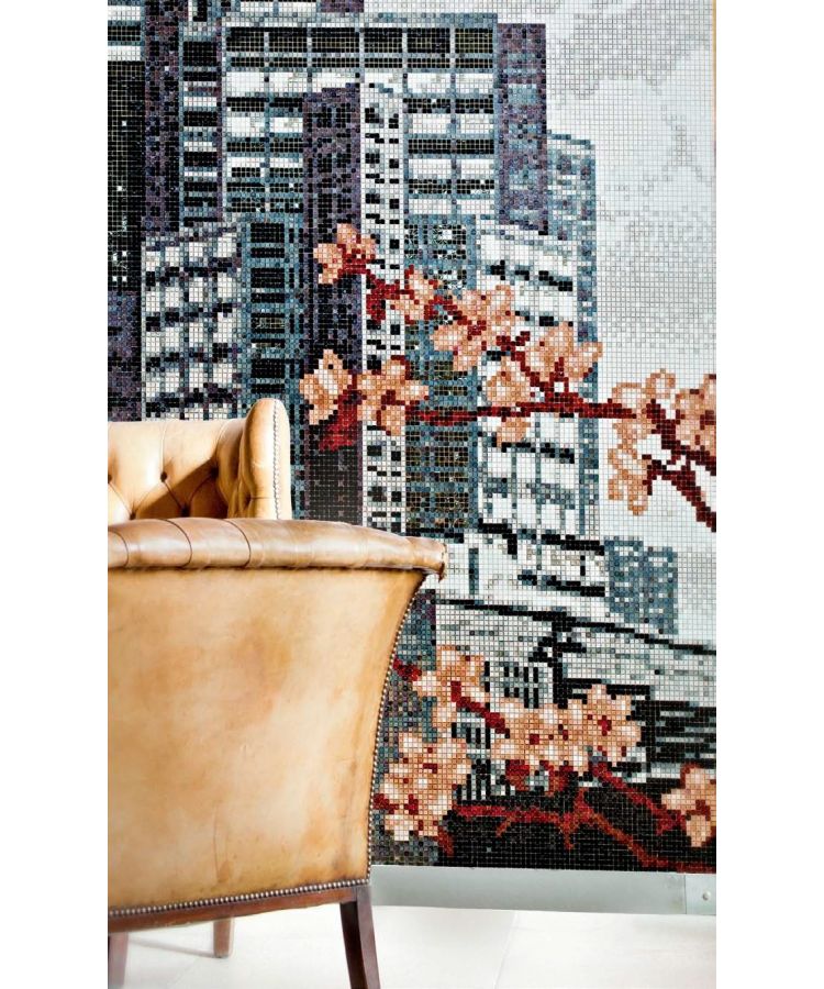 Panou Mozaic Artizanal Sicis Skyline Collection 132x 239 cm 