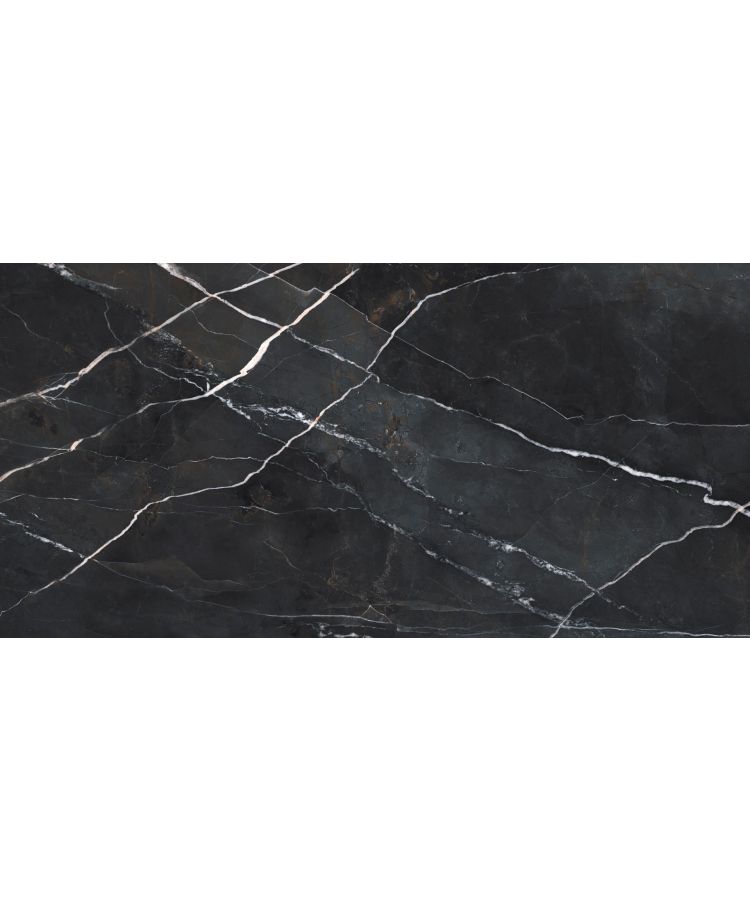 Gresie Calacatta Black Lucios 80x160 cm