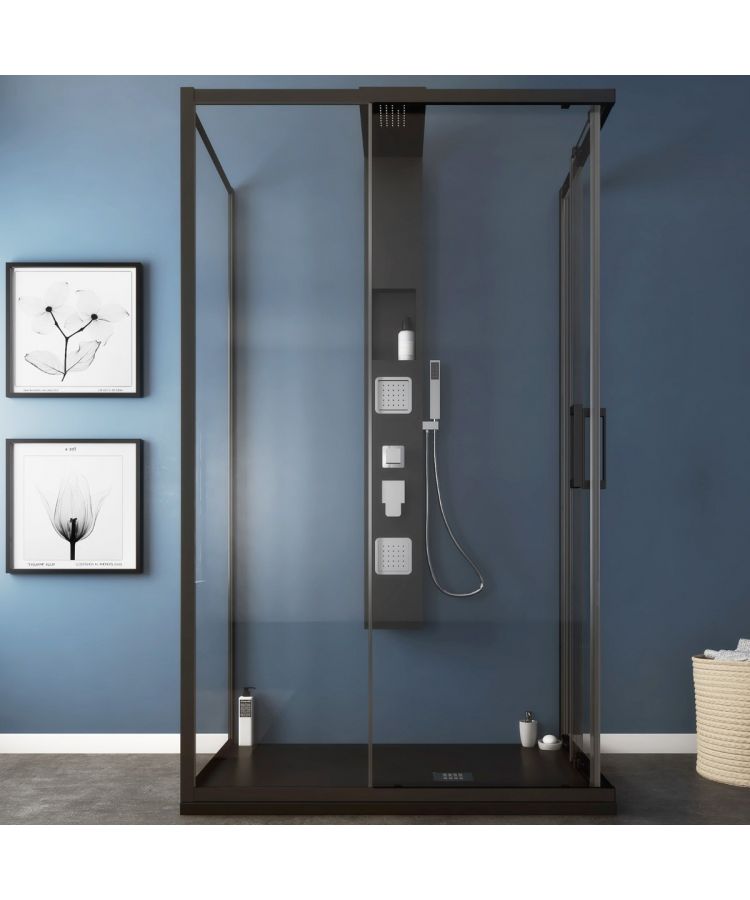 Cabina dus 3 laturi Naomi 70x100x70 cm