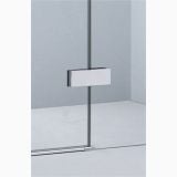 Cabina Dus Batanta Wst 02 Profil Crom Sticla Transparenta 120x100x200 cm – detaliu, detaliu balama sticla cu profil crom si sticla transparenta