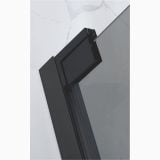Cabina Dus Colt Batanta Wst 03 Profil Negru Sticla Fumurie 80x80x200 cm – detaliu, detaliu profil negru si sticla fumurie cabina dus