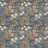 Decor ABK Maui 60x120 cm – model floral tropical pe fundal albastru
