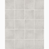 Gresie Exterior Portelanata iTiles Concreta Argento 60X60x2 cm – grid de plci gri deschis pe fundal neutru