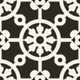 Gresie Decorata Paris Bercy Nero 20x20 cm
