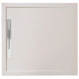 Cadita Dus Compozit cu Rigola Unika Crem 80x80 cm