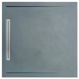 Cadita Dus Compozit cu Rigola Unika Gri 80x80 cm