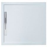 Cadita Dus Compozit cu Rigola Unika Alb 90x90 cm