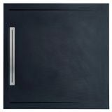 Cadita Dus Compozit cu Rigola Unika Negru 90x90 cm
