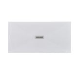 Cadita Dus Compozit Quadra Alb 70x140 cm