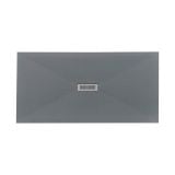 Cadita Dus Compozit Quadra Gri 70x140 cm