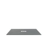 Cadita Dus Compozit Quadra Gri 70x140 cm – cadita de dus gri pe fundal alb