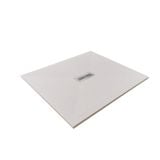 Cadita Dus Compozit Quadra Crem 80x100 cm - Imagine 2