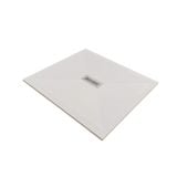 Cadita Dus Compozit Quadra Crem 80x100 cm - Imagine 3