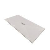 Cadita Dus Compozit Quadra Crem 80x140 cm – cadita de dus alba cu scurgere centrala, izolata