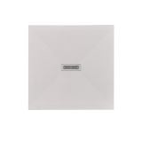 Cadita Dus Compozit Quadra Crem 90x90 cm