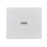 Cadita Dus Compozit Quadra Alb 90x100 cm