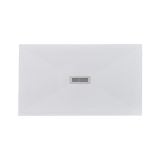 Cadita Dus Compozit Quadra Alb 90x140 cm