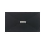 Cadita Dus Compozit Quadra Negru 90x140 cm