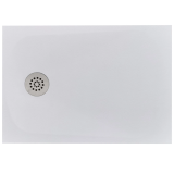 Cadita Dus Compozit Tonda Alb 70x100 cm