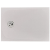 Cadita Dus Compozit Tonda Crem 70x100 cm