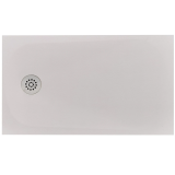 Cadita Dus Compozit Tonda Crem 70x120 cm