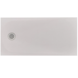 Cadita Dus Compozit Tonda Crem 70x140 cm