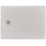 Cadita Dus Compozit Tonda Crem 90x120 cm