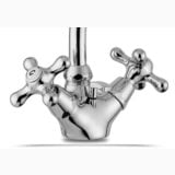 Robinet Baterie Lavoar Paffoni Iris – baterie lavoar crom cu doua manete cruciforme