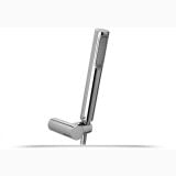 Baterie Cada Paffoni Stick – para de dus cromata cu suport montat pe fundal alb