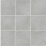 Gresie Portelanata Concreta Grigio 100X100 cm – noua placi gri repetate pe fundal neutru