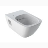 Vas WC Suspendat Rimless Selnova Square Geberit + Capac Soft Close Finisaj Alb Lucios