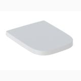 Vas WC Suspendat Rimless Selnova Square Geberit + Capac Soft Close Finisaj Alb Lucios – capac wc alb lucios pe fundal alb