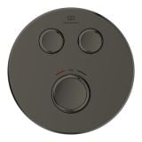 Baterie Dus Incastrata Ideal Standard Ceratherm Navigo Magnetic Grey – baterie dus incastrata rotunda, finisaj gri metalic mat