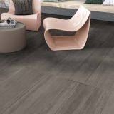 Gresie ABK LAB325 Form Taupe Mat 120x120 cm – ambient living, living modern cu fotolii roz si pardoseala gresie gri