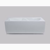 Cada Rectangulara Alice 183x92x61 cm – cada alba dreptunghiulara izolata pe fundal gri