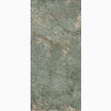 Lastra Gresie Portelanata HPM 03 Amazzonite Mat 120x278 cm – placa gresie cu vene verzi si aurii