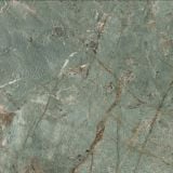 Gresie Portelanata HPM 03 Amazzonite Lucios 60x60 cm – detaliu, detaliu textura marmurata verde cu vinisoare aurii