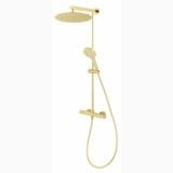Coloana de Dus FDesign Anima cu Baterie Termostatata Auriu Lucios