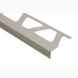 Profil Picurator Balcon/Terasa Schluter RW Bara 95 mm 2.5 ml – profil metalic perforat izolat pe fundal alb