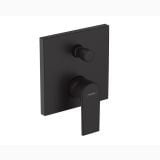 Baterie Cada Dus Hansgrohe Vernis Shape 2 iesiri Finisaj Negru Mat