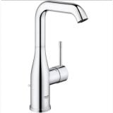 Baterie Lavoar Grohe Essence L Size Finisaj Crom – baterie lavoar crom pe fundal alb izolat
